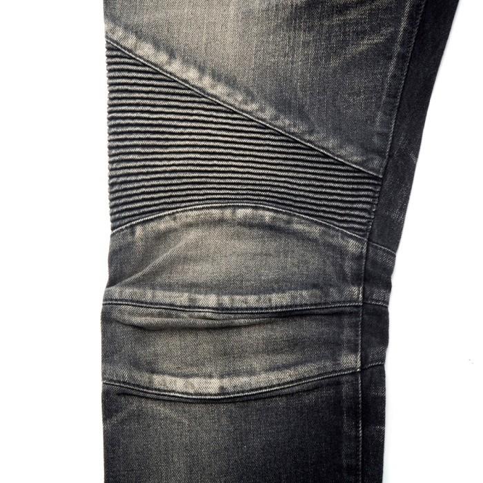 BALMAIN バルマン メンズ バイカー デニムパンツ ブラック BALMAIN バルマン メンズ バイカー デニムパンツ ブラック