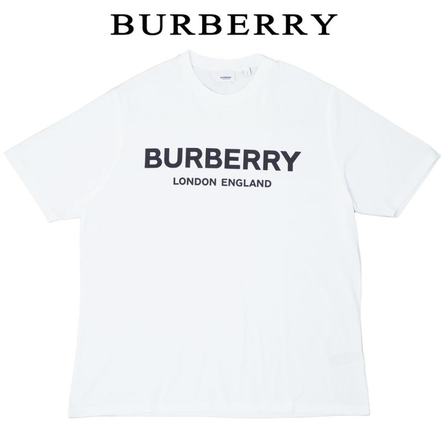 バーバリー 半袖Tシャツ ホワイト メンズロゴ BURBBERY 8026017 113839 A1464