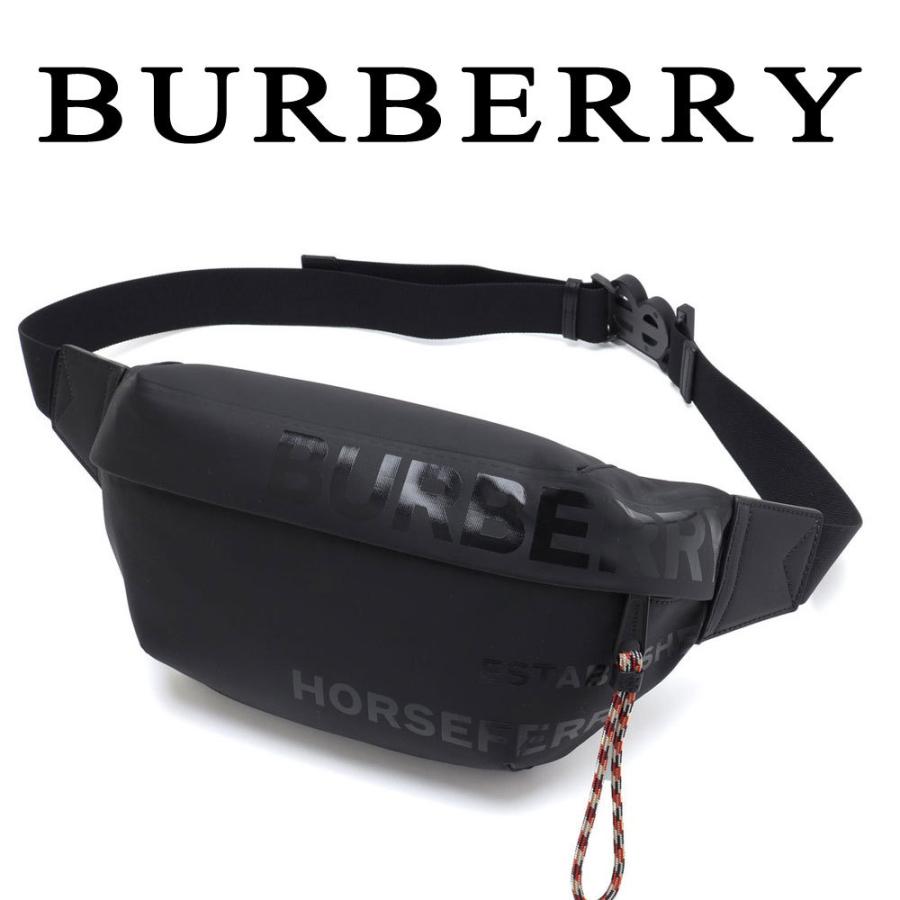 BURBERRY バーバリー ウエストバッグ ボディバッグ ブラック BURBERRY バーバリー ウエストバッグ ボディバッグ ブラック