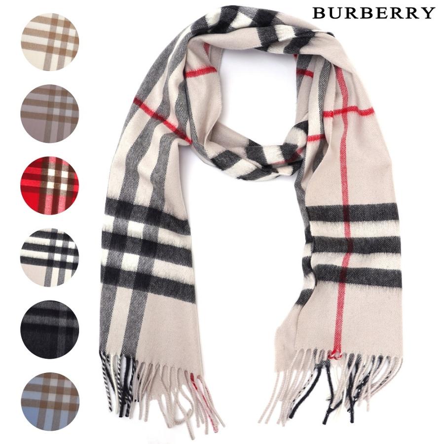 BURBERRY バーバリー ストール ユニセックス カシミア チェック BURBERRY バーバリー ストール ユニセックス カシミア チェック