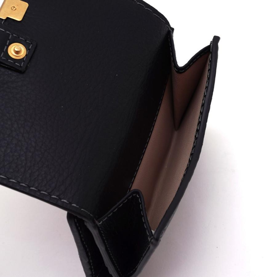 Chloe クロエ 2つ折り財布 マーシー ブラック/グレー/ライト Chloe クロエ 2つ折り財布 マーシー ブラック/グレー/ライト