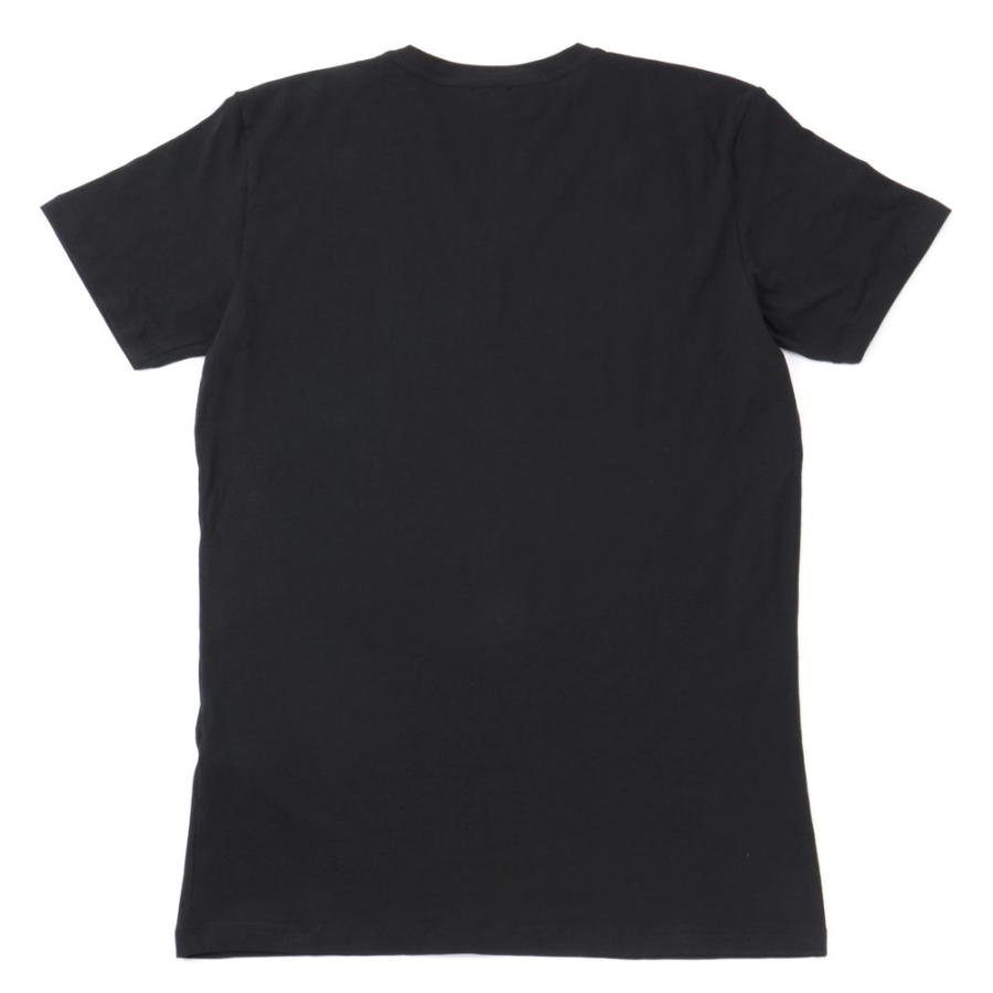 ディーゼル メンズ Tシャツ 半袖 Vネック ブラック ホワイト ネイビー 3枚組 DIESEL 00SHGU 0TANL E5347｜concerto｜03