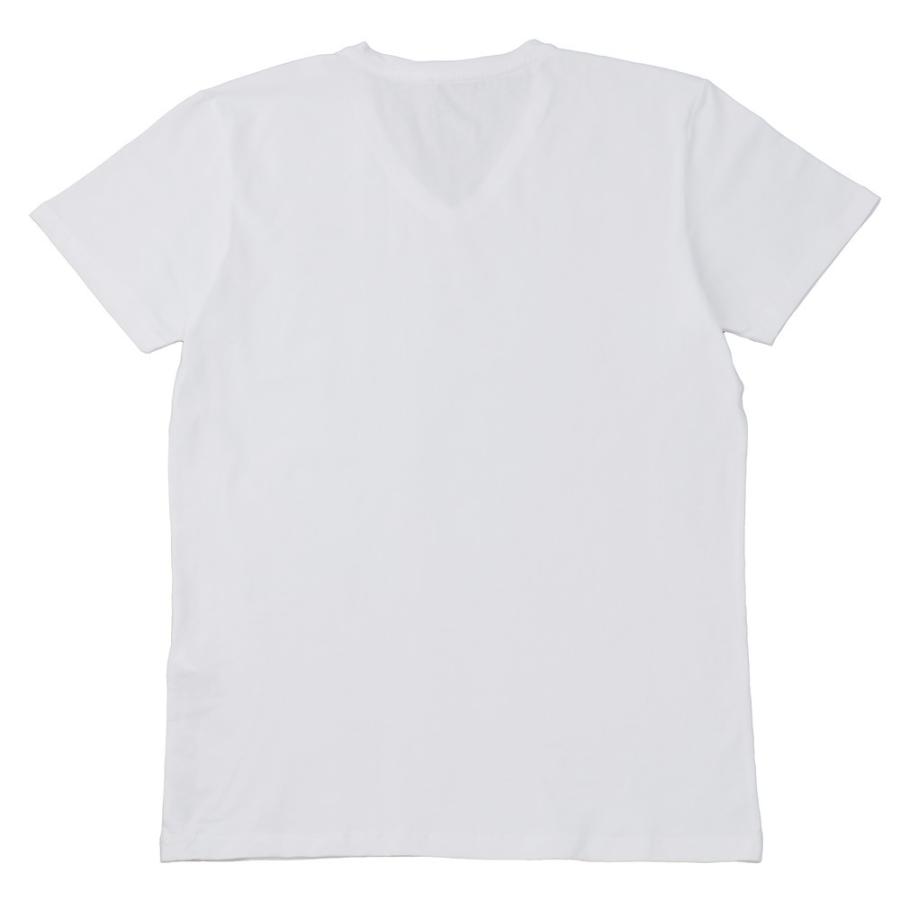 ディーゼル メンズ Tシャツ 半袖 Vネック ブラック ホワイト ネイビー 3枚組 DIESEL 00SHGU 0TANL E5347｜concerto｜07