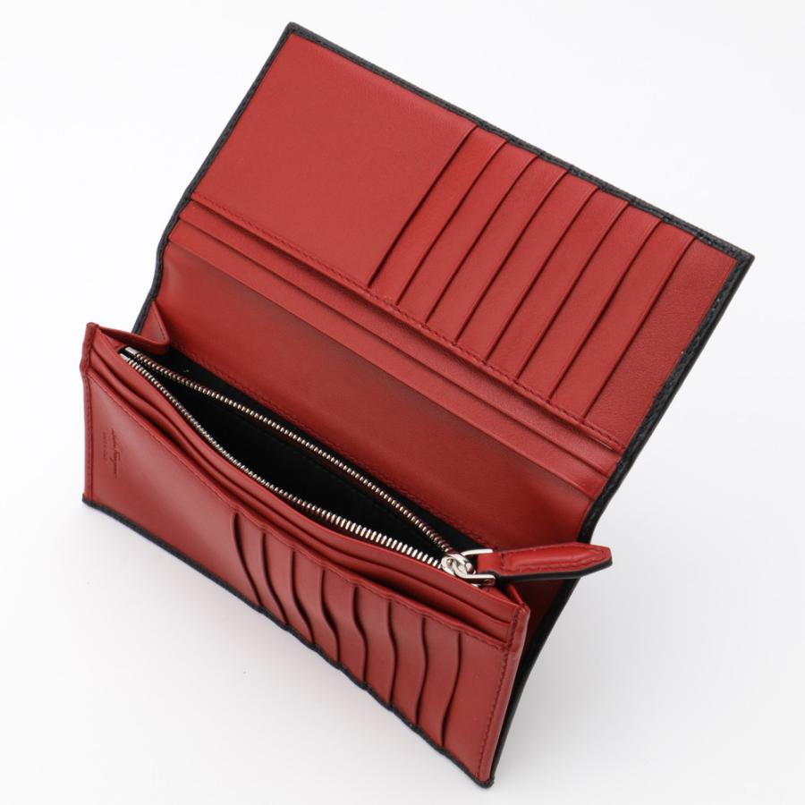 FERRAGAMO サルヴァトーレ フェラガモ 二つ折り長財布 メンズ FERRAGAMO サルヴァトーレ フェラガモ 二つ折り長財布 メンズ