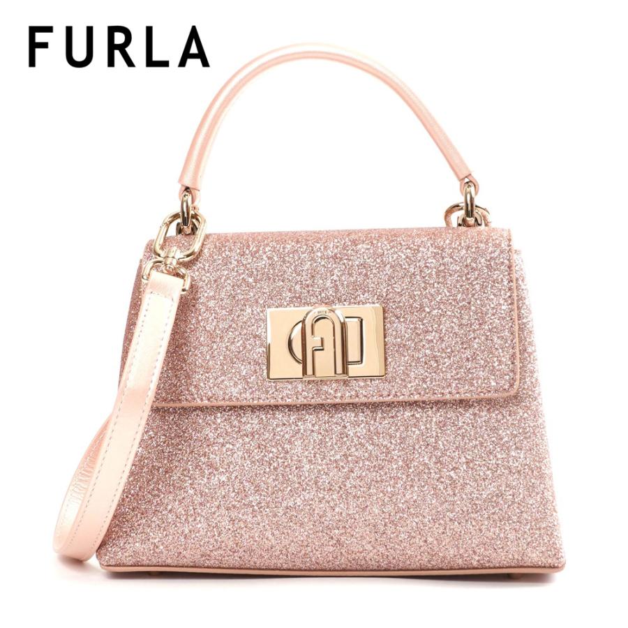 フルラ ハンドバッグ／ショルダーバッグ 2WAY レディース グリッター ピンク FURLA 1927 ミニ トップハンドル WB00109 A0055 0050S