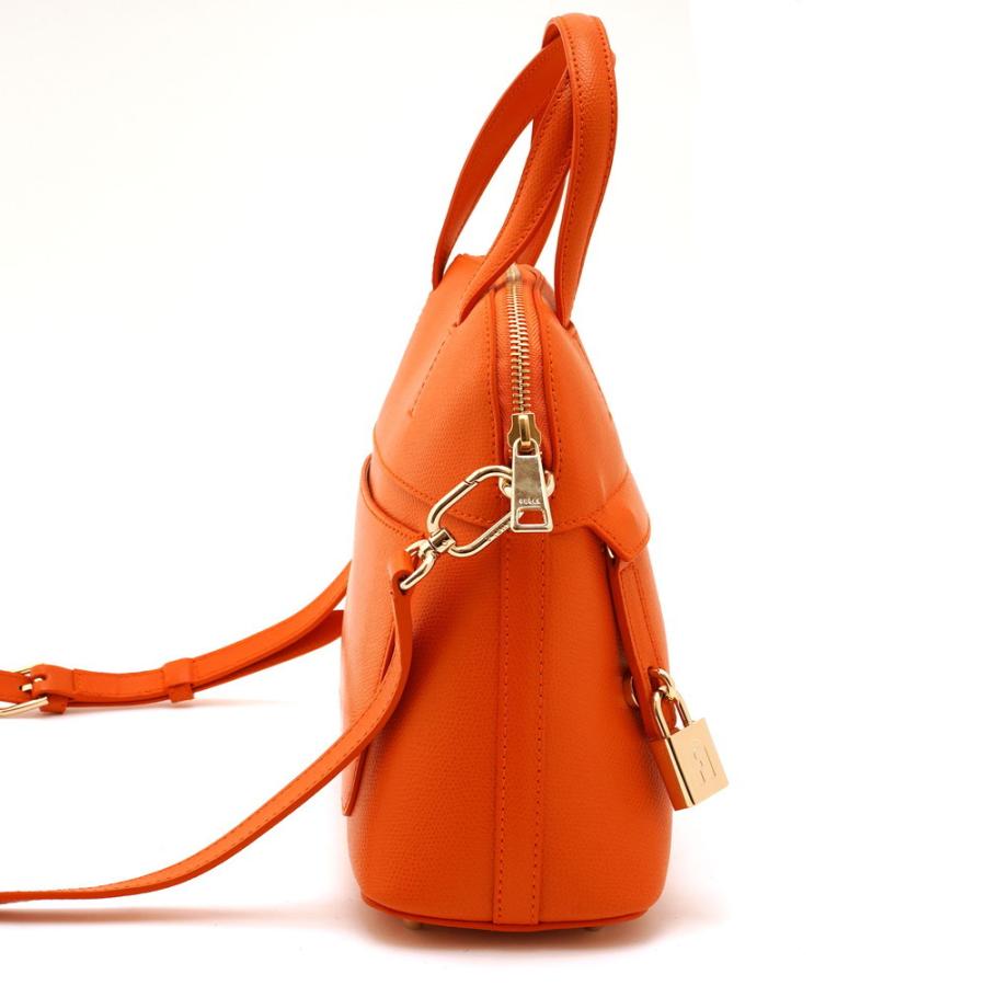 フルラ ショルダーバッグ／ハンドバッグ オレンジ レディース 2WAY レザー FURLA PIPER S DOME BAHUFPI ARE000 BG600 ORANGE i｜concerto｜04