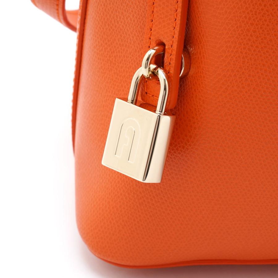 フルラ ショルダーバッグ／ハンドバッグ オレンジ レディース 2WAY レザー FURLA PIPER M DOME BAQNFPI ARE000 BG600 ORANGE i｜concerto｜07