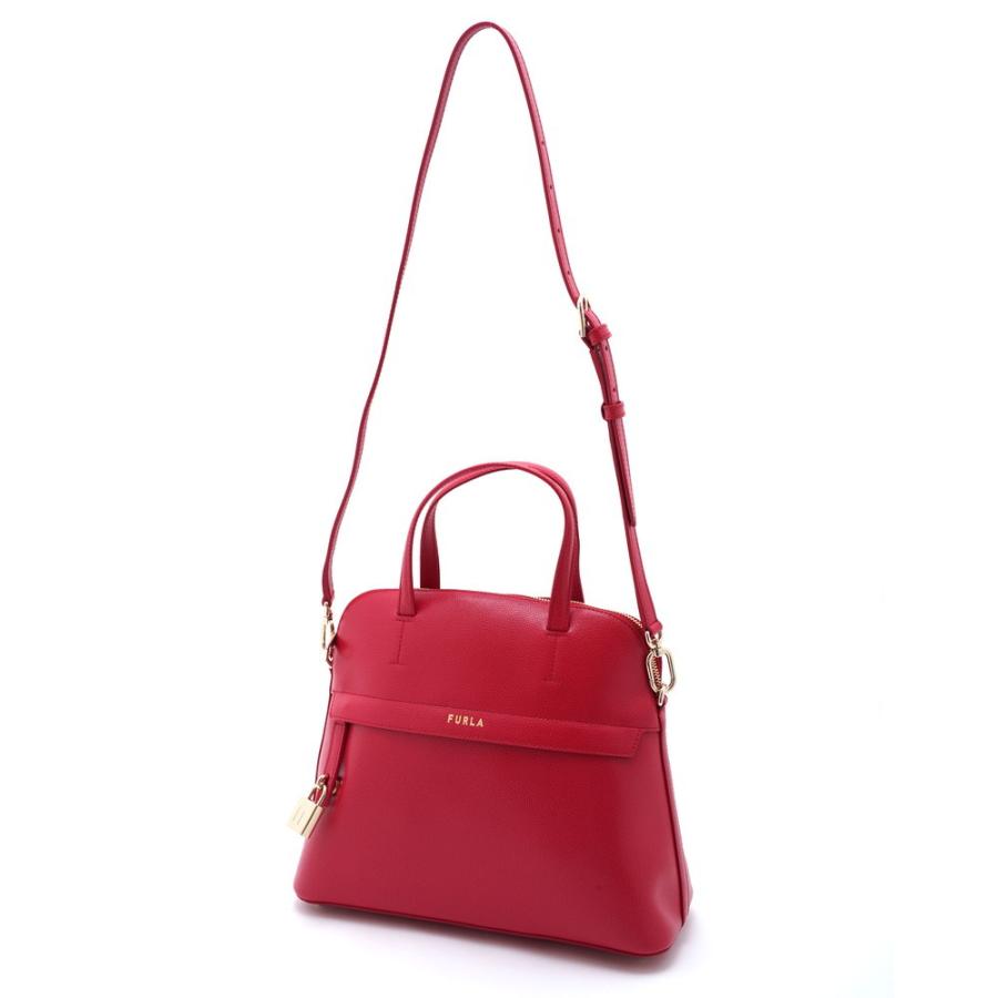 フルラ ショルダーバッグ／ハンドバッグ レッド レディース 2WAY レザー FURLA PIPER M DOME BAQNFPI ARE000 RUB00 RUBY｜concerto｜02