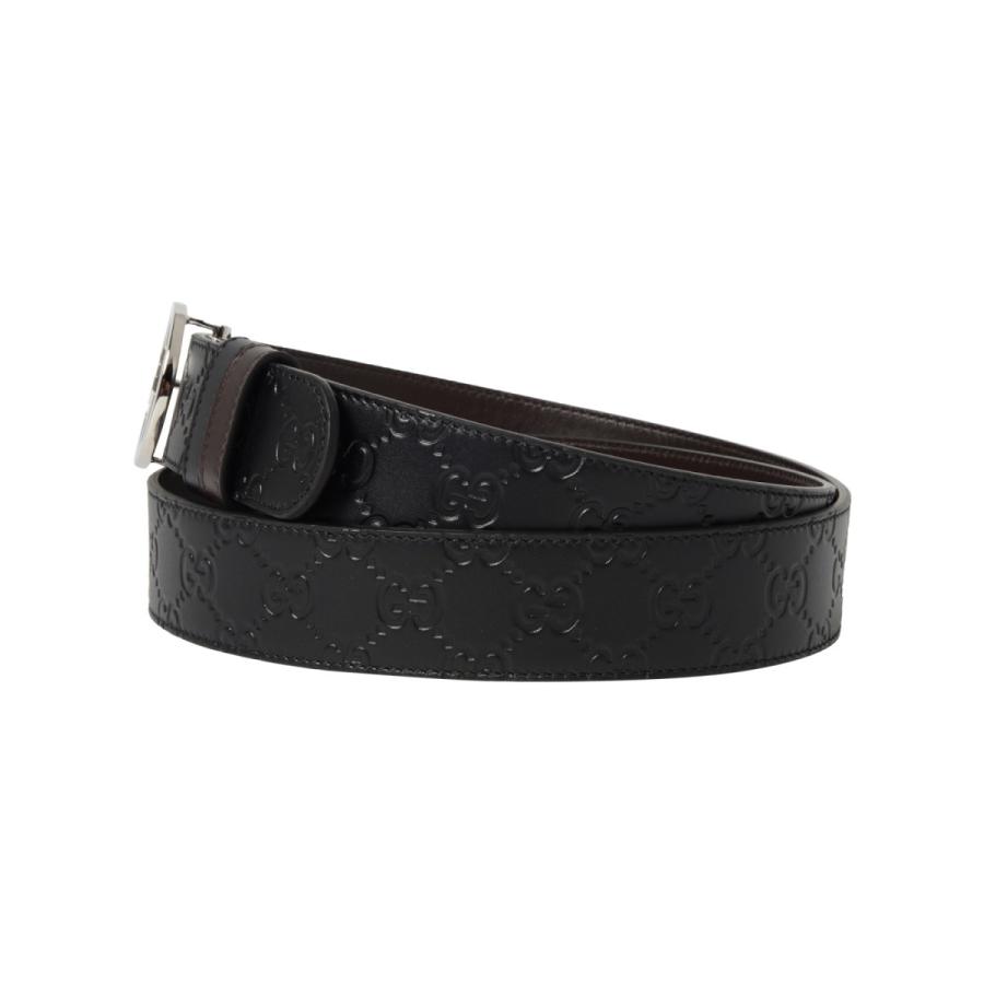 GUCCI グッチ メンズ シグネチャー リバーシブル ベルト GUCCI グッチ メンズ シグネチャー リバーシブル ベルト