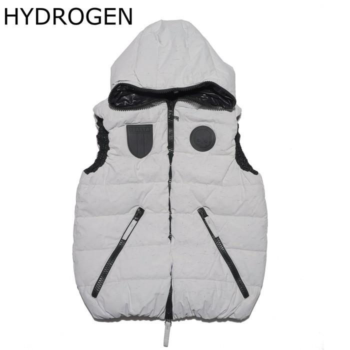 HYDROGEN ハイドロゲン×デュベティカ ダウンベスト ホワイト HYDROGEN ハイドロゲン×デュベティカ ダウンベスト ホワイト
