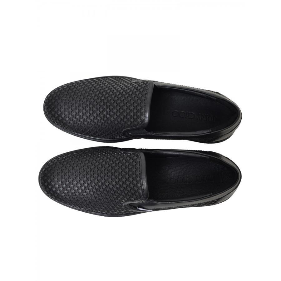 JIMMY CHOO ジミーチュウ メンズ レザー スリッポン スニーカー JIMMY CHOO ジミーチュウ メンズ レザー スリッポン スニーカー