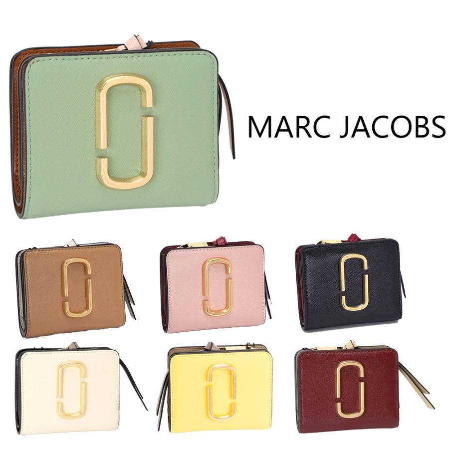 MARC JACOBS マークジェイコブス 二つ折り財布 スナップショット MARC JACOBS マークジェイコブス 二つ折り財布 スナップショット