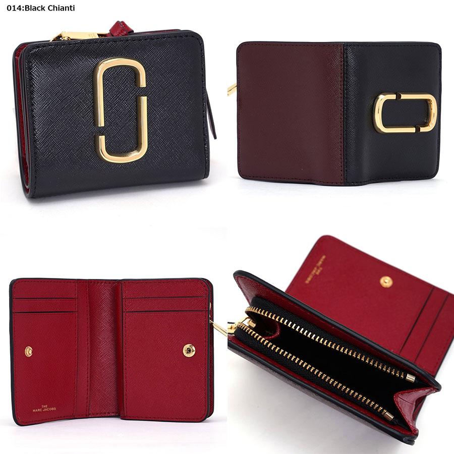 MARC JACOBS マークジェイコブス 二つ折り財布 スナップショット MARC JACOBS マークジェイコブス 二つ折り財布 スナップショット