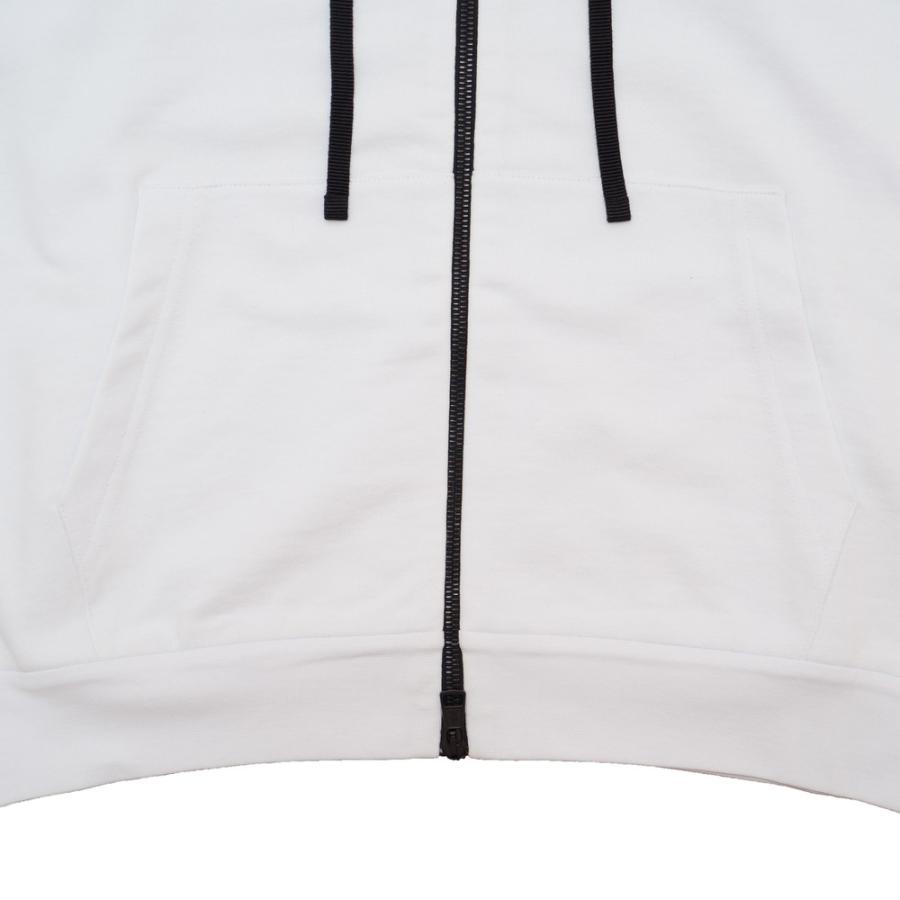 MONCLER モンクレール ジップアップパーカー ホワイト ブラック MONCLER モンクレール ジップアップパーカー ホワイト ブラック