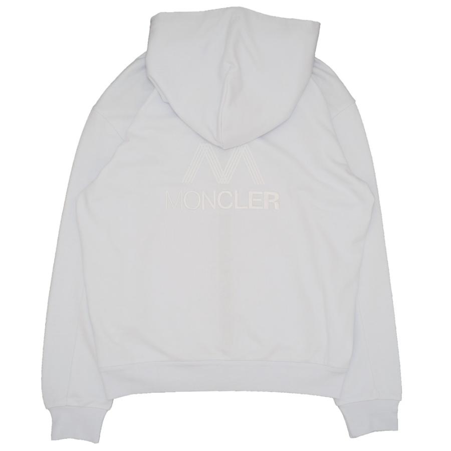 MONCLER モンクレール ジップアップパーカー ホワイト ブラック MONCLER モンクレール ジップアップパーカー ホワイト ブラック