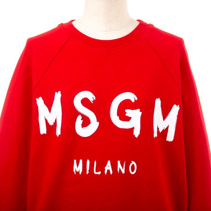 MSGM レディース 手書き風ロゴ トレーナー/スウェット エムエス MSGM レディース 手書き風ロゴ トレーナー/スウェット エムエス