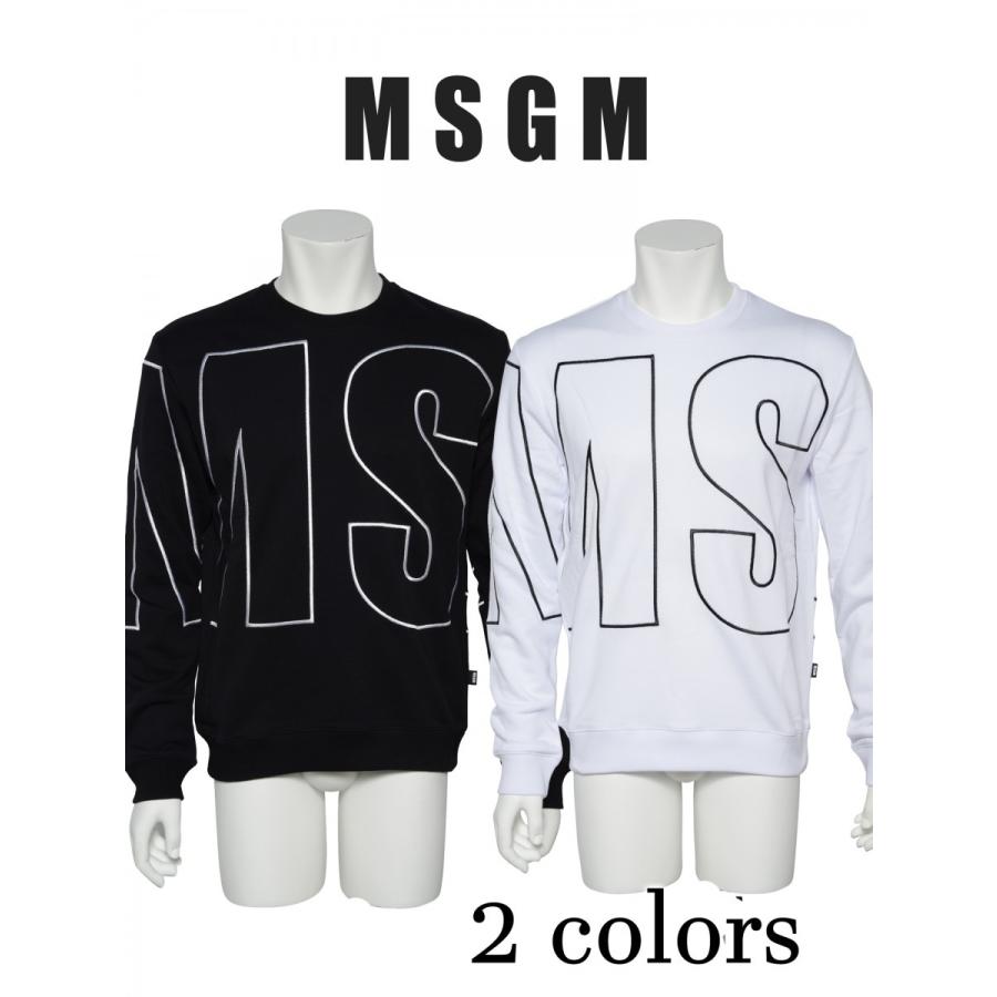 エムエスジーエム Msgm メンズ ロゴ刺繍 長袖 スウェット トレーナー 2440mm77x Msgm U Rtw S8 2440mm77x Concerto Yahoo 店 通販 Yahoo ショッピング