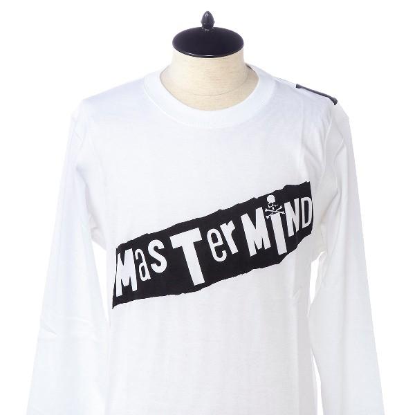 mastermind JAPAN マスターマインド スカル ロゴ プリント 長袖Tシャツ 