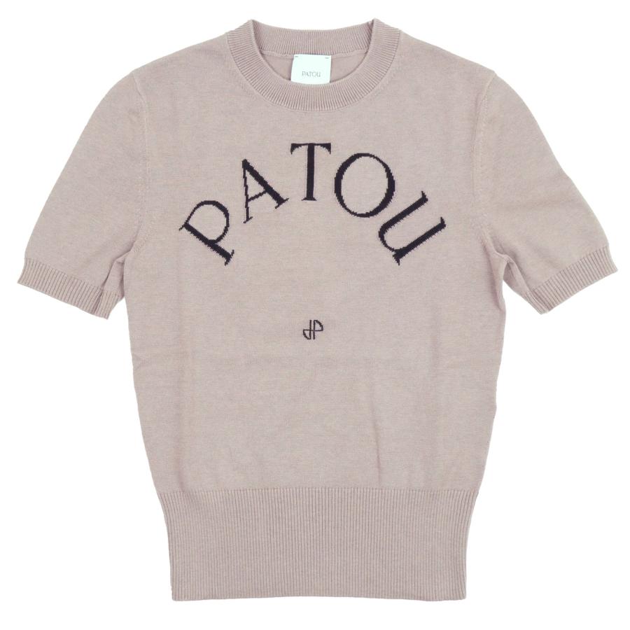 パトゥ レディース 半袖 サマーニット ロゴ ニットソー PATOU KN068 