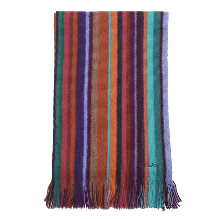 Paul Smith ポールスミス マルチストライプ柄 マフラー M1A 422F Paul Smith ポールスミス マルチストライプ柄 マフラー M1A 422F