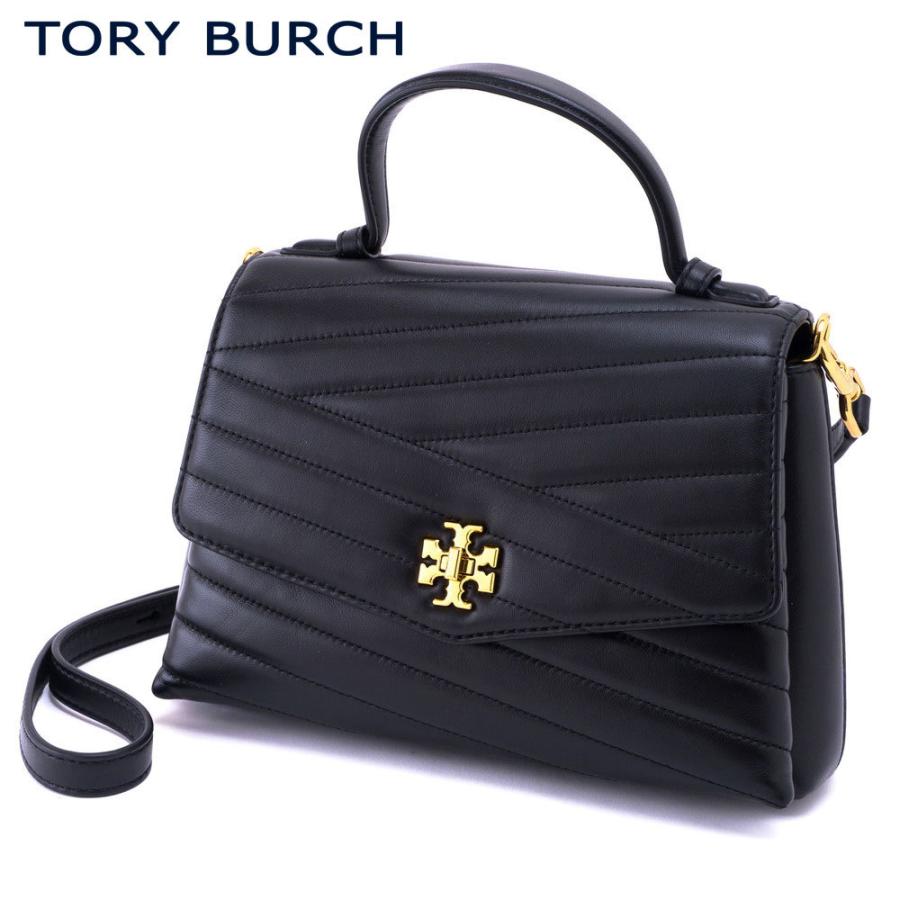 TORY BURCH トリーバーチ 2WAYハンドバッグ ブラック レザー TORY BURCH トリーバーチ 2WAYハンドバッグ ブラック レザー