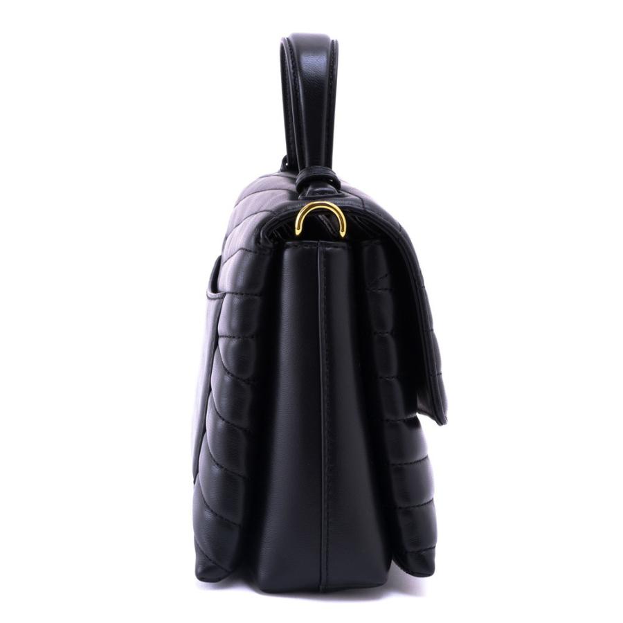 TORY BURCH トリーバーチ 2WAYハンドバッグ ブラック レザー TORY BURCH トリーバーチ 2WAYハンドバッグ ブラック レザー