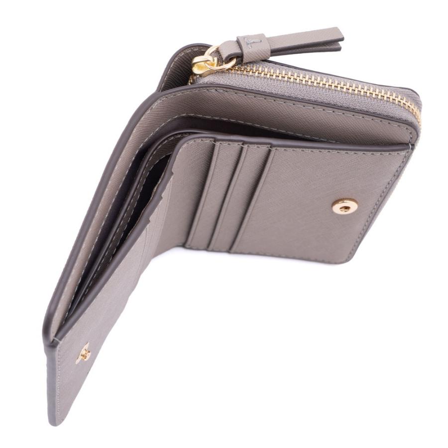 TORY BURCH トリーバーチ 二つ折り財布 グレー ROBINSON BI-FOLD TORY BURCH トリーバーチ 二つ折り財布 グレー ROBINSON BI-FOLD