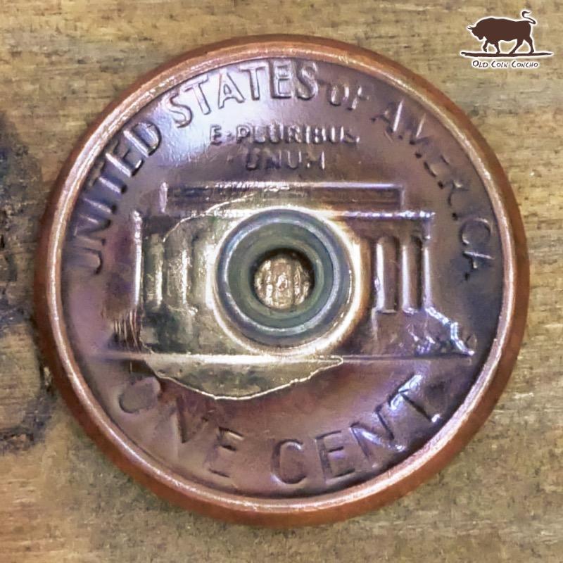 コンチョ　ボタン　本物コイン使用　アメリカ　1セント　リンカーン　直径約18mm　sizea　人物　コインコンチョ　ネジ式コンチョ　パーツ｜concho｜04