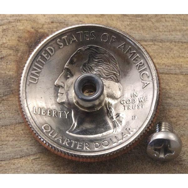 コンチョ　ボタン　本物コイン使用　アメリカ　25セント　50州　オハイオ　宇宙飛行士　23mm　sizeb　コインコンチョ　ネジ式コンチョ　パーツ｜concho｜02