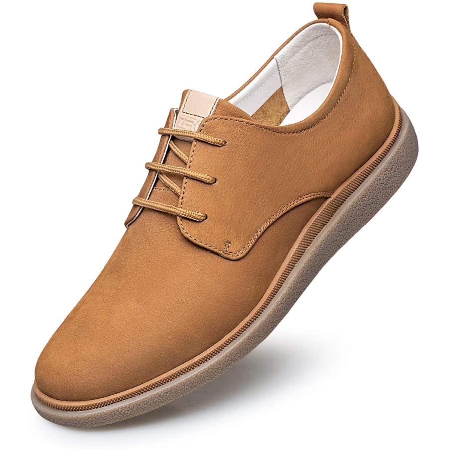 通販モノタロウ ゼロ 本革靴 紳士靴 ビジネスシューズ ローカット レザースニーカー レースアップ 通学 旅行 通勤 メンズ ライトブラウン 25 5cm オンラインストア人気商品 Www Superavila Com