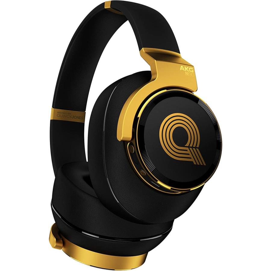 春夏新色 Akg N90q ヘッドホン 密閉型 オーバーイヤー ノイズキャンセリング ブラック ゴールド N90qle 国内正規品 現金特価 Atempletonphoto Com