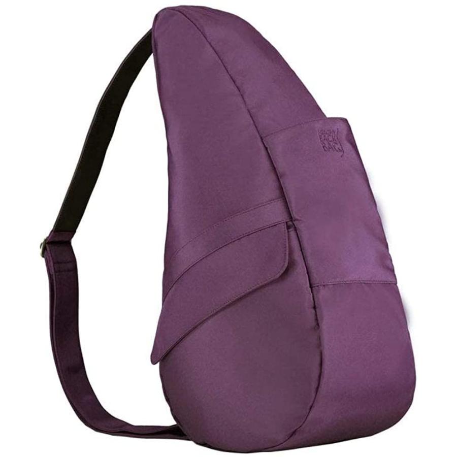 ヘルシーバックバッグ レディースファッション バッグ マイクロファイバー S コンシェルtontonの ヘルシーバックバッグ ブラックプラム マイクロファイバー コンシェルtonton 売り出し正規品