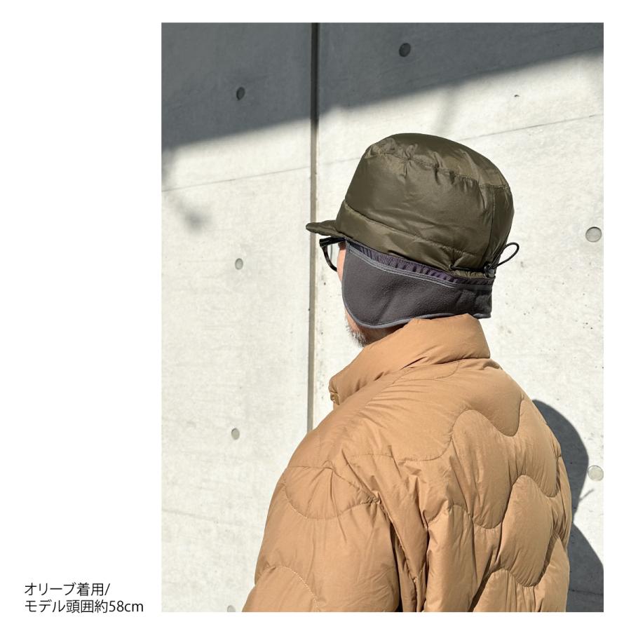 帽子 メンズ ユニセックス レディース 防寒 耳付き キャップ ダウン 秋