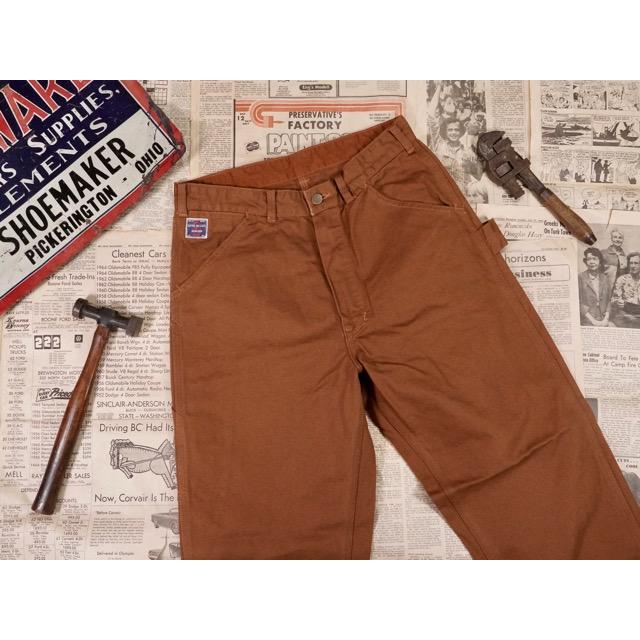 WORKERS : SUPER BIG CAT WORK PANTS “BROWN DUCK” / ワーカーズ
