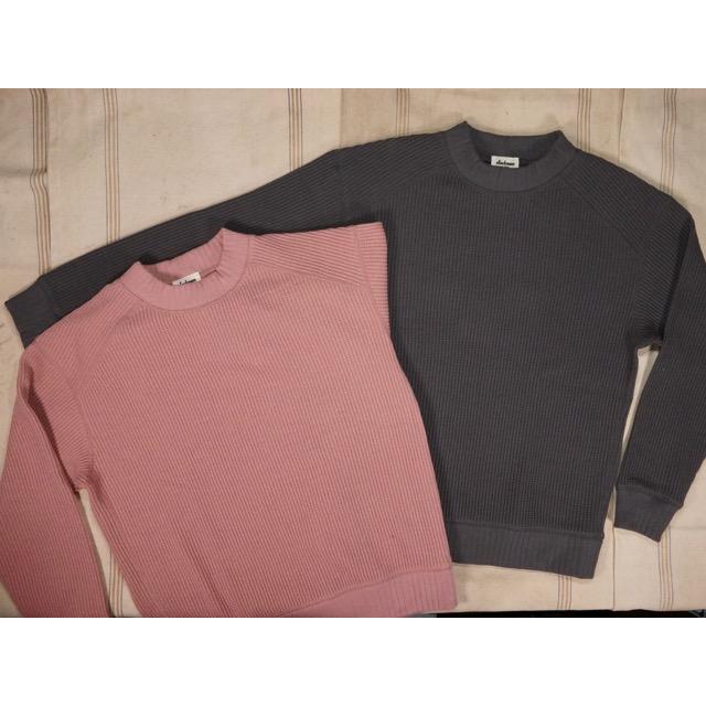 Jackman（ジャックマン） : WAFFLE-MIDNECK 