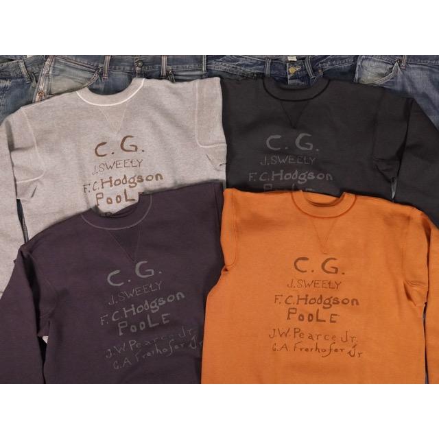 WAREHOUSE（ウエアハウス） : LOT403 SET-IN FREEDOM SWEAT “C.G.