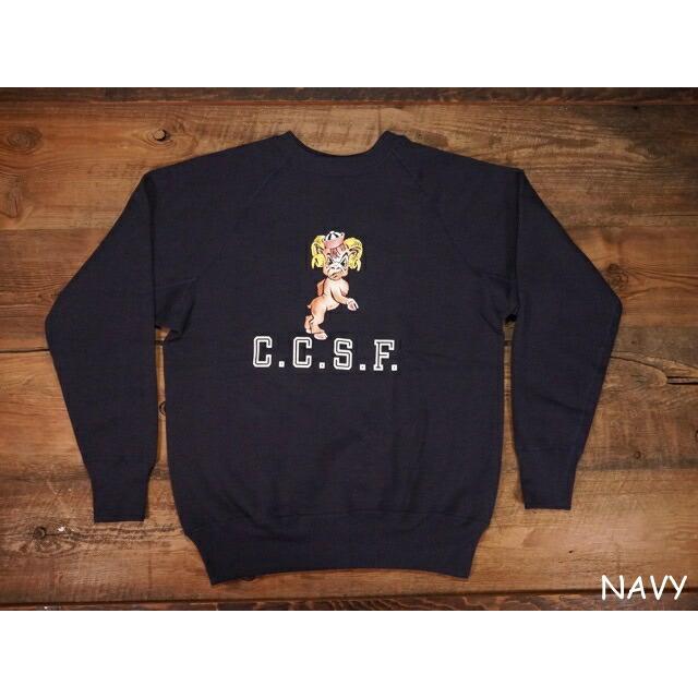 WAREHOUSE（ウエアハウス） : LOT.409 RAGLAN SWEAT “C.C.S.F.