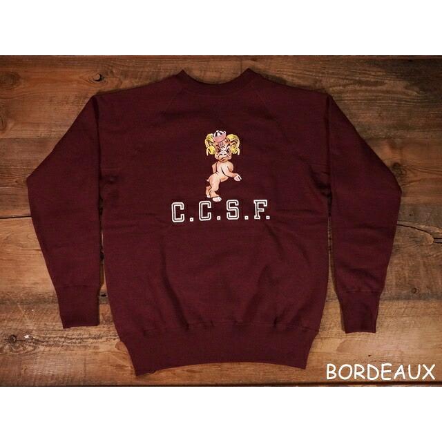WAREHOUSE（ウエアハウス） : LOT.409 RAGLAN SWEAT “C.C.S.F.