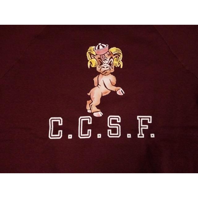 WAREHOUSE（ウエアハウス） : LOT.409 RAGLAN SWEAT “C.C.S.F.