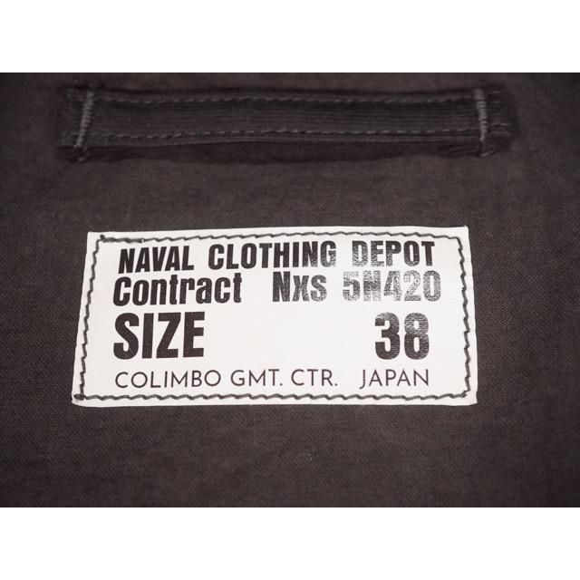 確認写真用 コリンボ COLIMBO : CIVILIAN DECK JACKET “ 654 U.S.NAVY WOOD