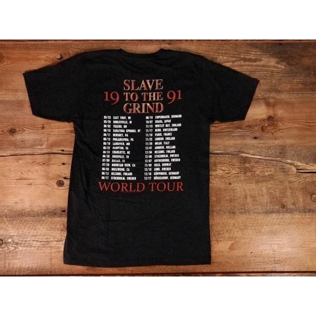 SKID ROW : SHORT SLEEVE T-SHIRTS “SLAVE TO THE GRIND 1991 