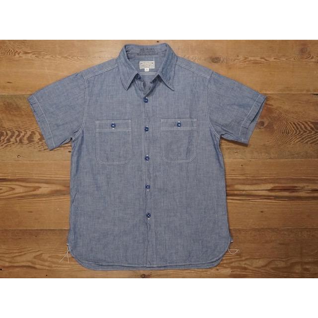 BUZZ RICKSON’S CHAMBRAY S/S WORK SHIRT [BLUE] [BR35856] / バズリクソンズ シャンブレーショートスリーブ ワークシャツ｜coneyisland-sapporo｜02