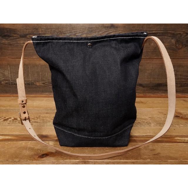 激安商品 Heritage Leather Co X Coney Island Bucket Shoulder Bag Denim ヘリテージレザー コニーアイランド別注 バケット ショルダーバック アメリカ製 Wantannas Go Id