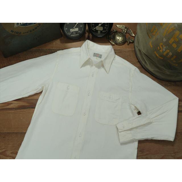 BUZZ RICKSON'S RICKSON'S CHAMBRAY WORK SHIRT [OFF WHITE][BR25996