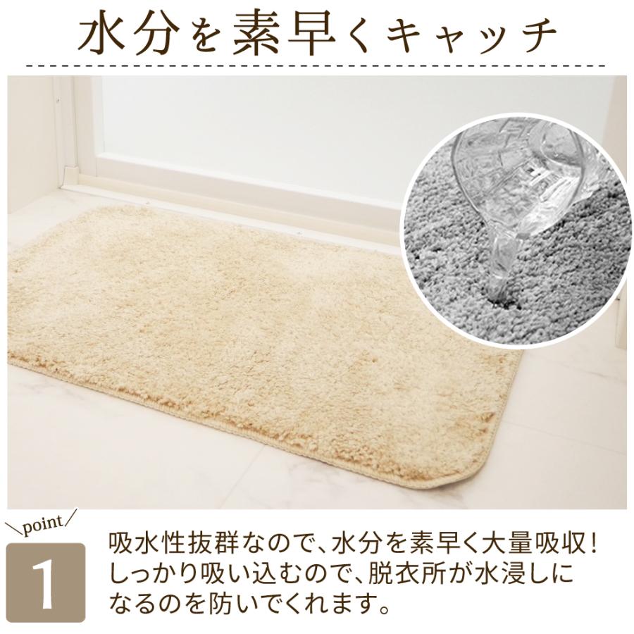 バスマット 足ふき マット 吸水 速乾 40*60cm マイクロファイバー