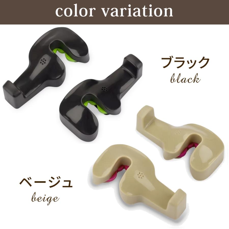 車 フック 2個セット 荷物フック 運転席 助手席 カーフック 