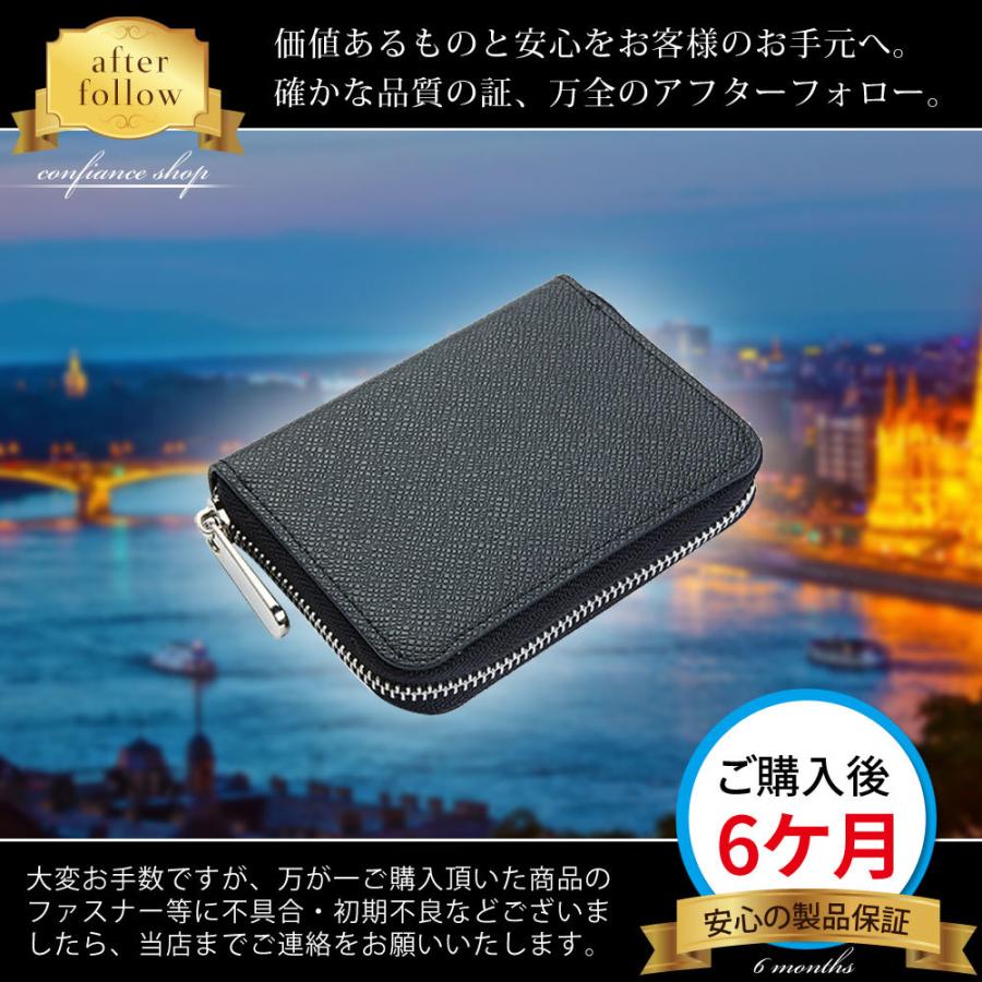 ラウンドジップ ケース 小銭入れ ブラック メンズ コインケース 小銭入れ メンズ レザー 3色 二つ折り財布 ラウンド