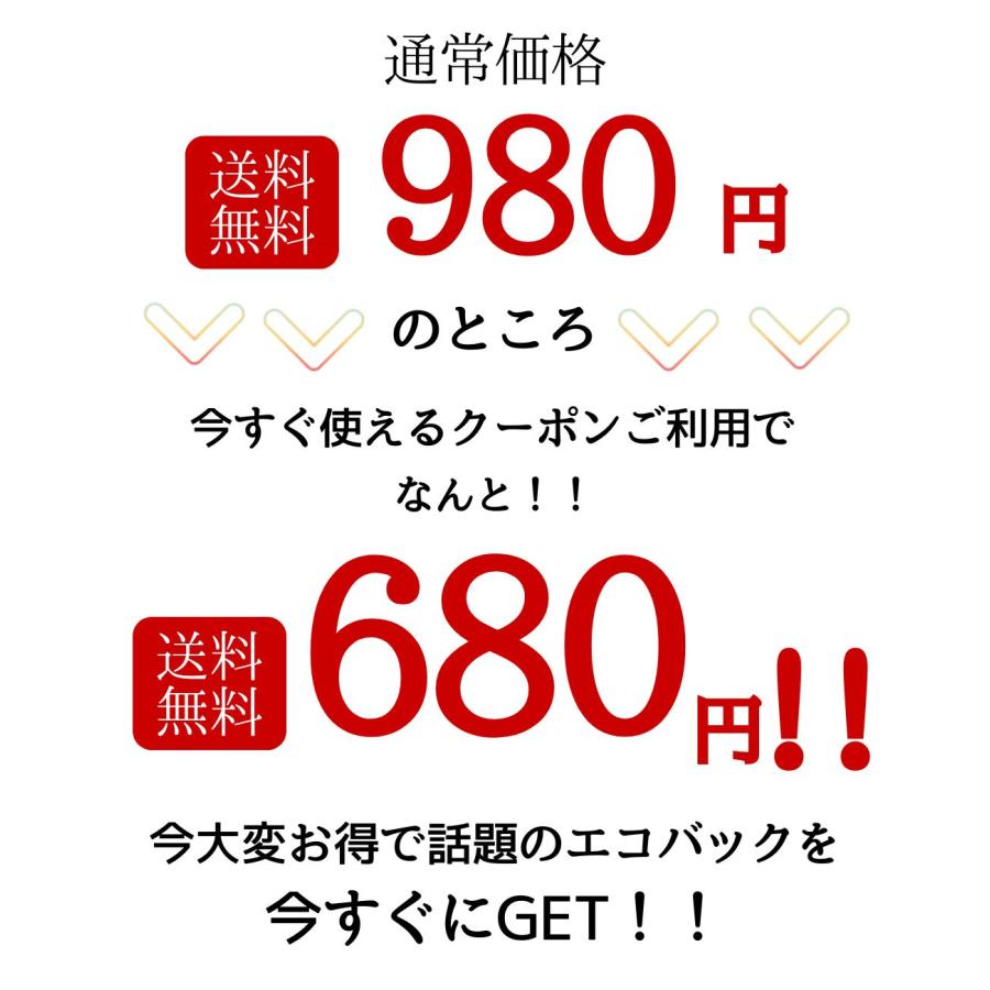クーポン利用で680円！ エコバッグ エコバック サブ バッグ バック コンビニ 弁当 大容量 伸縮 肩掛け かばん 買い物 袋 しぼり 軽量 コンパクト 洗える 小さい |  | 02