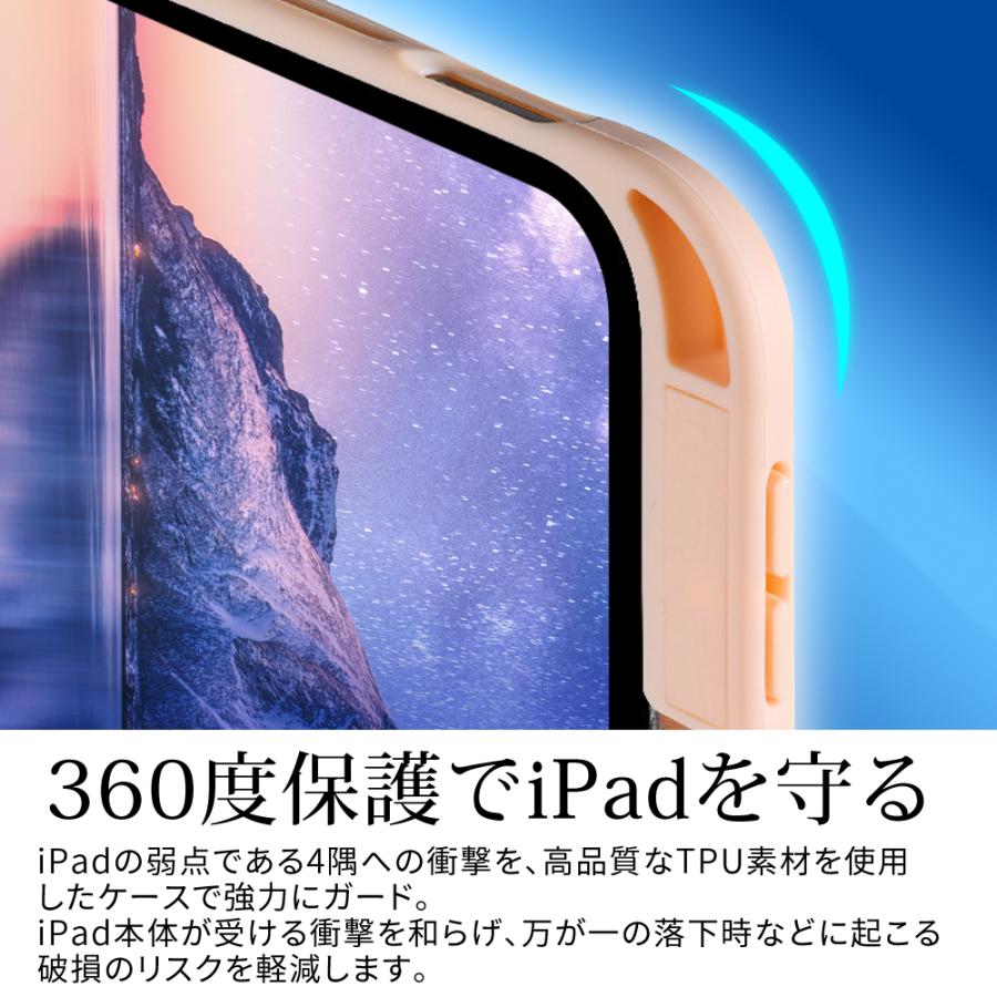 クーポン利用で980円！ iPad ケース ペン収納 カバー 第 10 9 8 7 6 5
