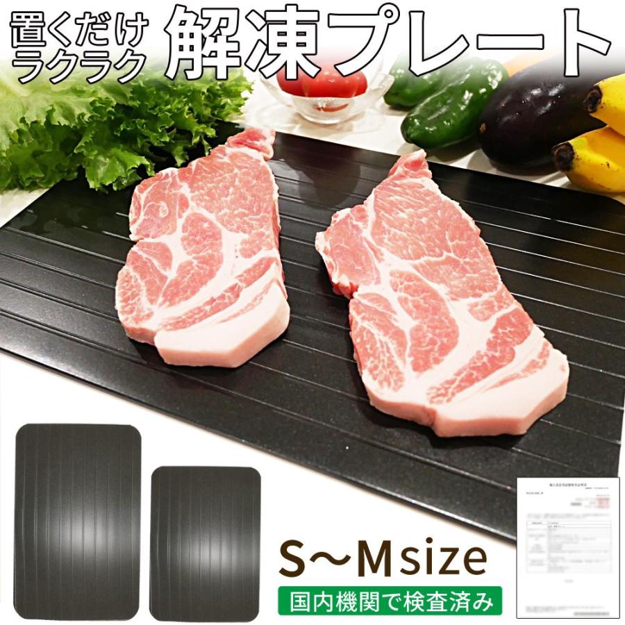 クーポン利用で1180円！ 解凍プレート 急速解凍 プレート 解凍 まな板